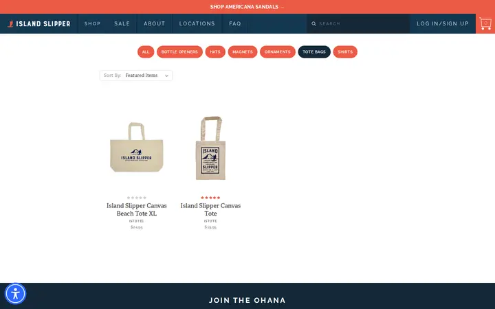 /accessories/tote-bags — Island Slipper at Royal Hawaiian Center