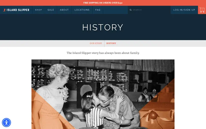 /history — Island Slipper at Royal Hawaiian Center