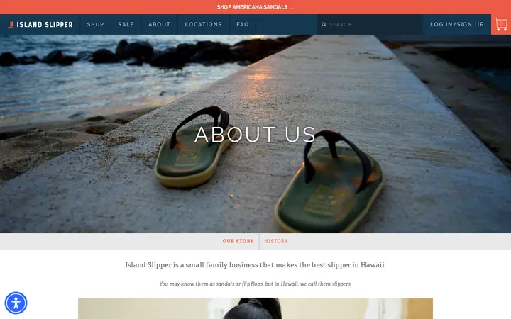 /about — Island Slipper at Royal Hawaiian Center