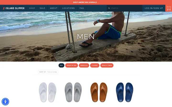 /men — Island Slipper at Royal Hawaiian Center