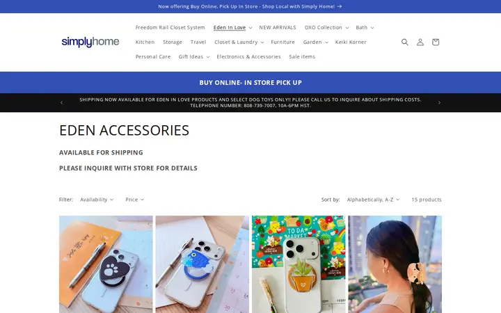 /collections/eden-umbrellas-accessories — Simply Home