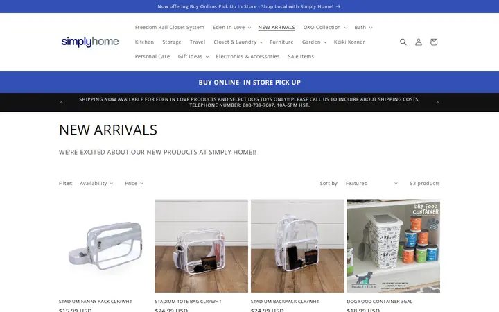 /collections/new-arrivals — Simply Home