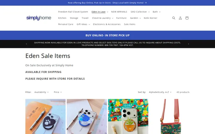 /collections/eden-sale-items — Simply Home