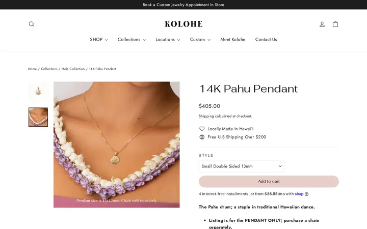 /collections/hula-collection/products/14k-pahu-pendant — Kolohe