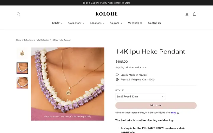 /collections/hula-collection/products/14k-ipu-heke-pendant — Kolohe