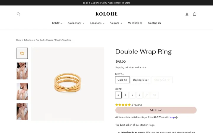 /collections/classic-collection/products/gold-wrap-ring — Kolohe