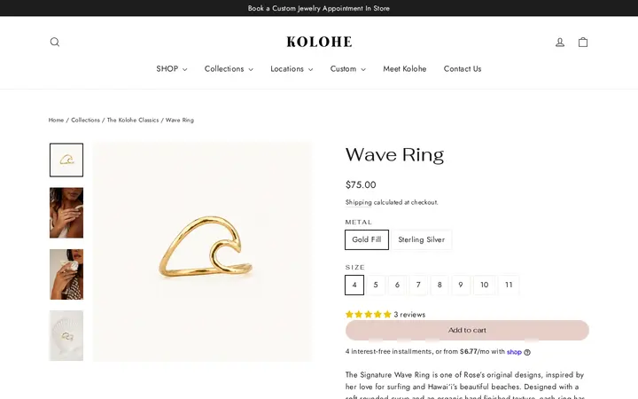 /collections/classic-collection/products/wave-ring — Kolohe
