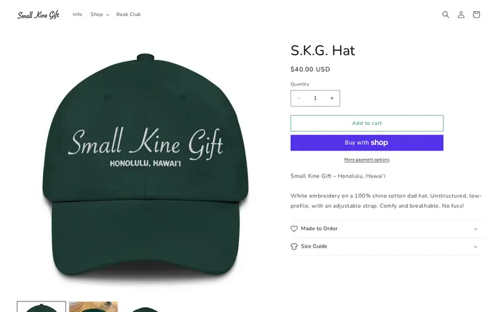 /products/s-k-g-hat — SMALL KINE GIFT