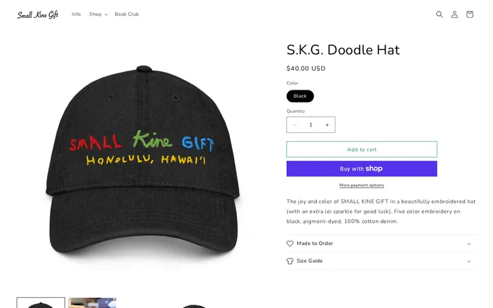 /products/s-k-g-doodle-hat — SMALL KINE GIFT