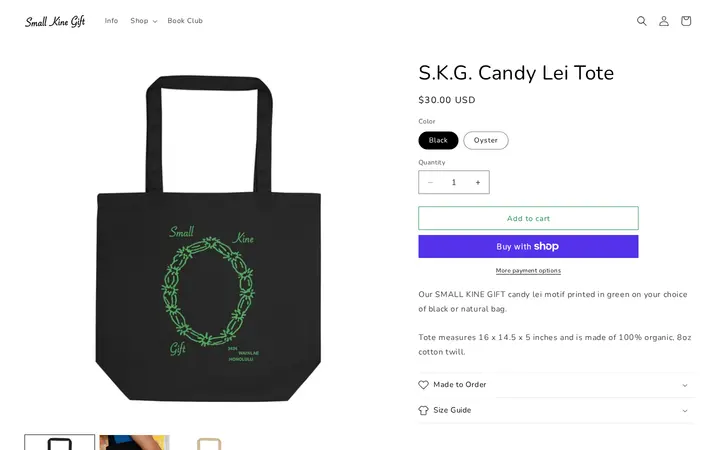 /products/s-k-g-candy-lei-tote — SMALL KINE GIFT