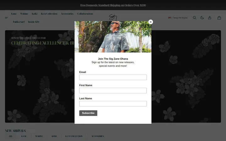 Website of Sig on Smith