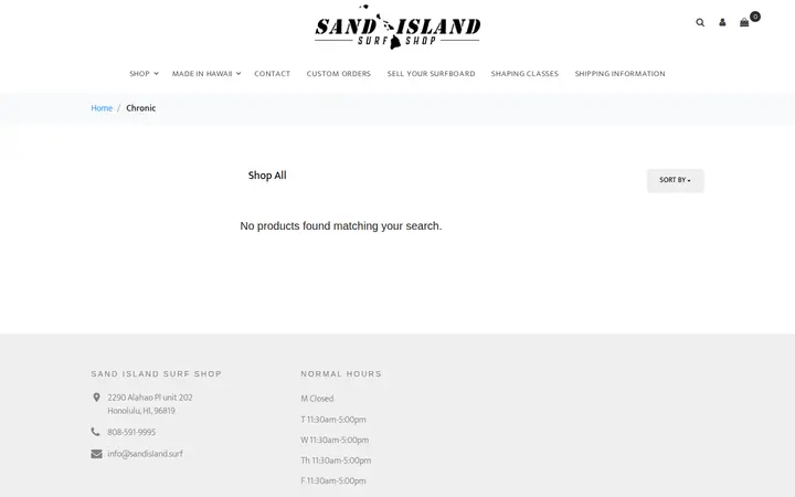 /store/collection/Chronic — Sand Island Surf Shop