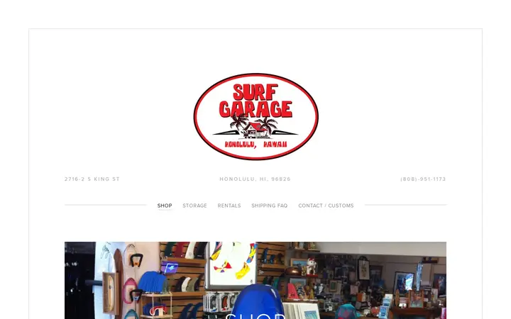 /shop — Surf Garage