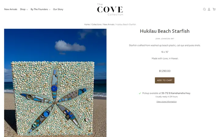 /collections/new-collection/products/hukilau-beach-starfish — The Cove Collection Reef