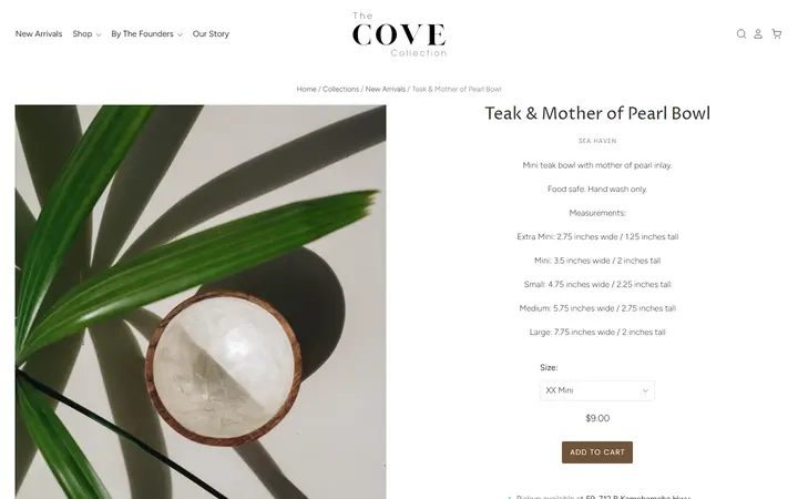 /collections/new-collection/products/teak-mother-of-pearl-mini-bowl — The Cove Collection Reef