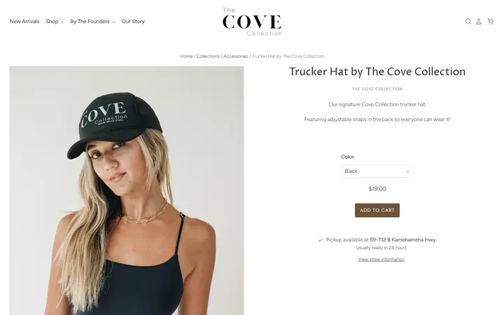/collections/accessories/products/the-cove-collection-trucker-hat — The Cove Collection Reef