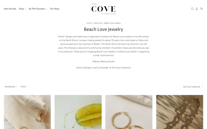 /collections/beach-love-jewelry — The Cove Collection Reef
