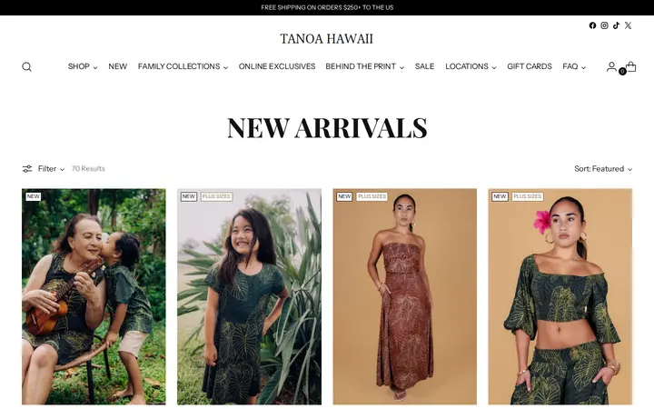 /collections/new-arrivals — Tanoa Hawaii - Ala Moana