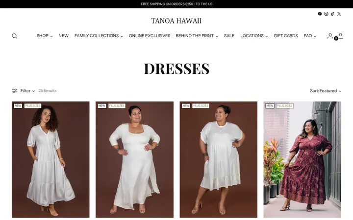 /collections/dresses-collection — Tanoa Hawaii - Ala Moana