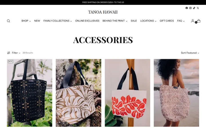 /collections/accessories-1 — Tanoa Hawaii - Ala Moana