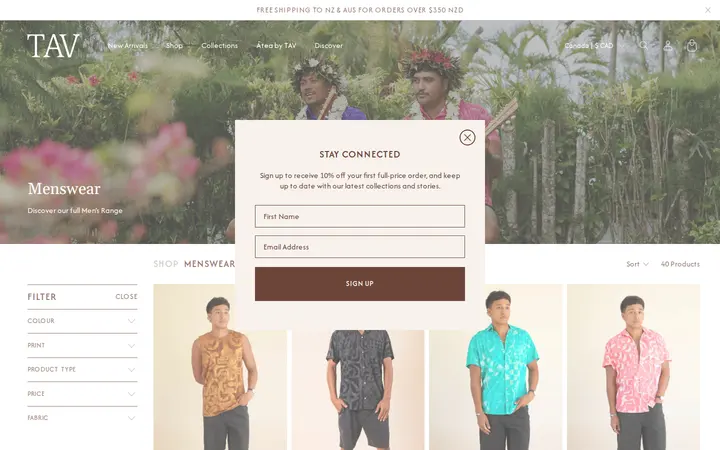 /collections/mens-clothing — TAV Hawaii