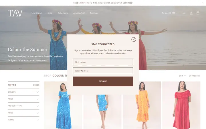/collections/colour-the-summer-campaign-collection-summer-2024 — TAV Hawaii
