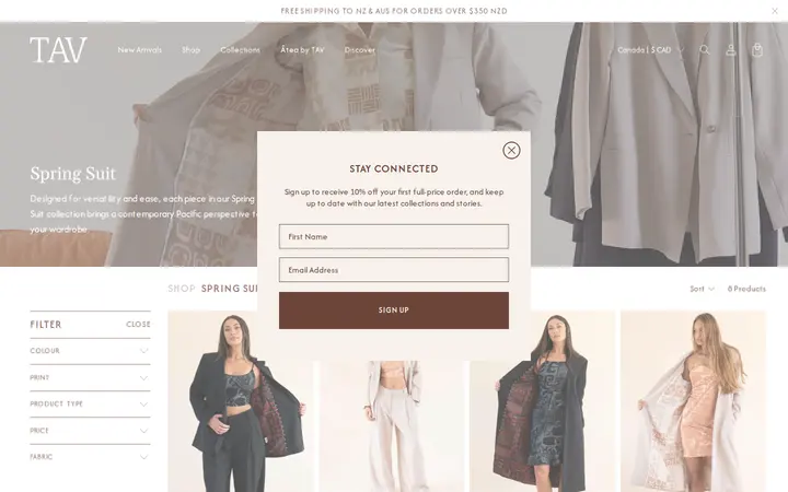 /collections/spring-suit-campaign-collection-spring-2026 — TAV Hawaii