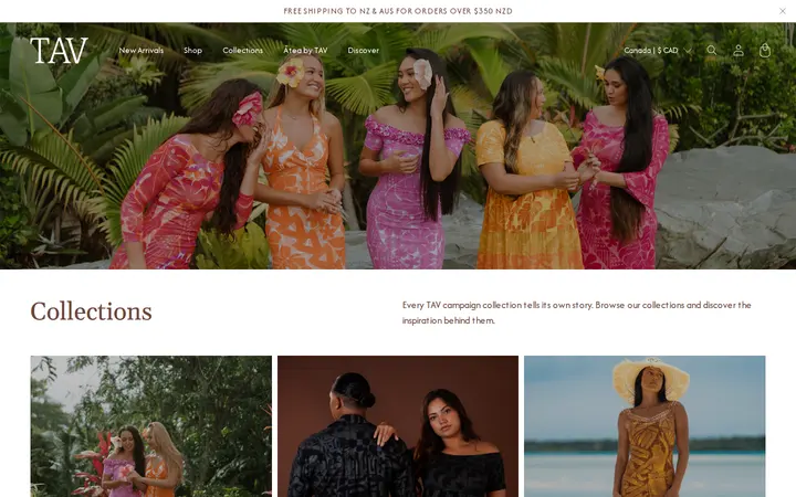 /collections — TAV Hawaii