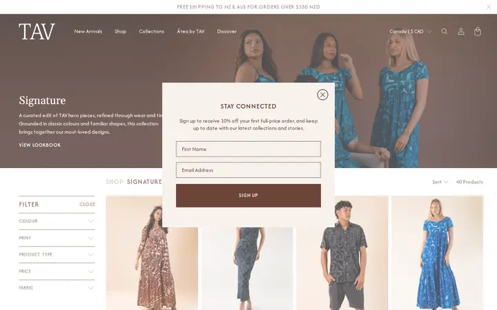 /collections/signature — TAV Hawaii