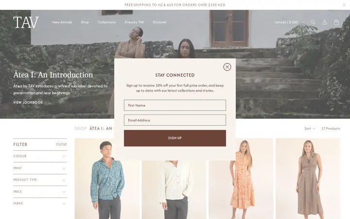 /collections/atea-i-earth-campaign-collection-autumn-2025 — TAV Hawaii