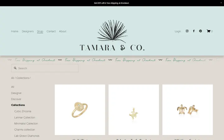 /shop1/collections/sea-life-collection — Tamara & Co Jewelry