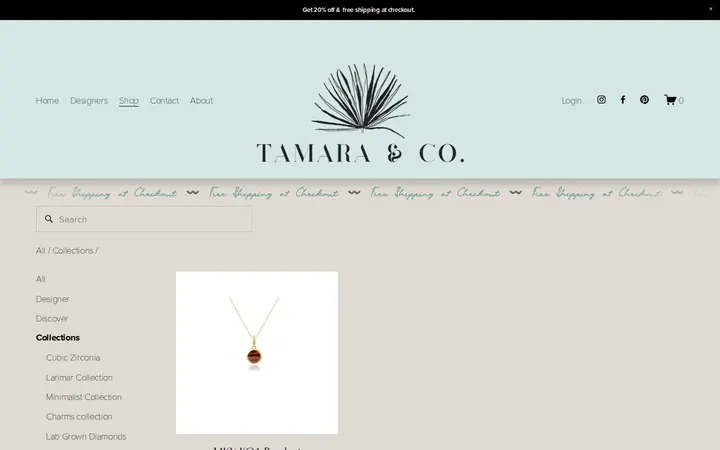 /shop1/collections/koa-wood-collection — Tamara & Co Jewelry