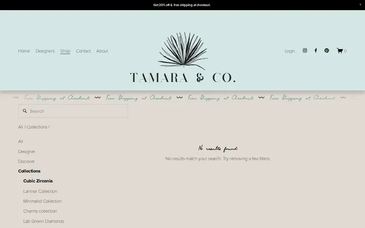 /shop1/collections/cubic-zirconia — Tamara & Co Jewelry