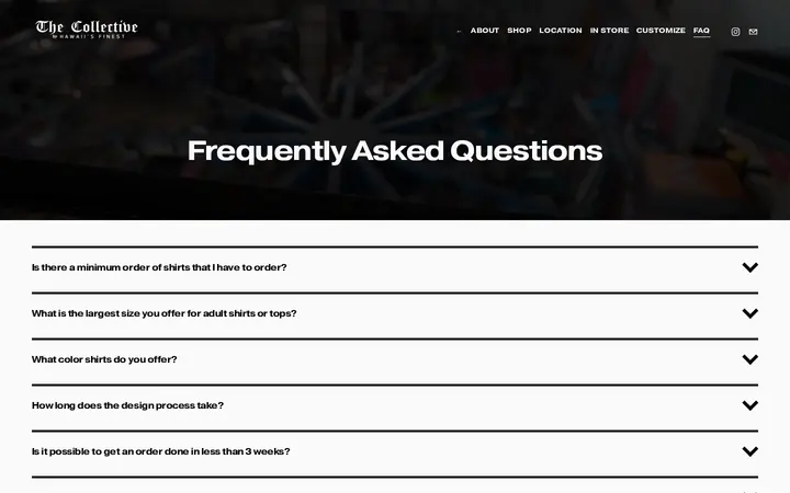 /faq — The Collective by Hawaii's Finest