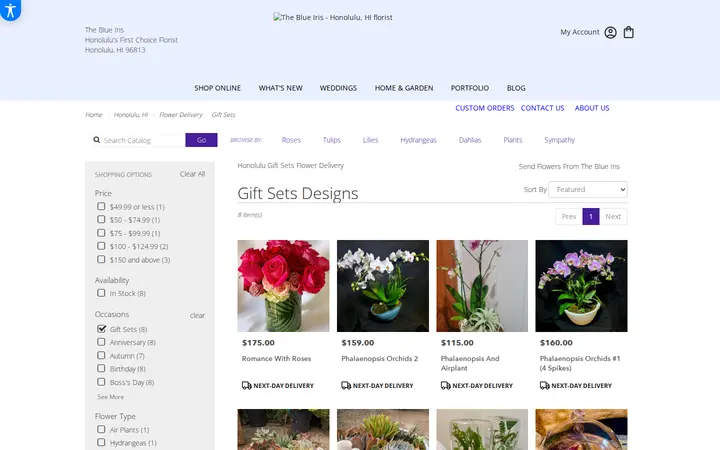 /honolulu-florist-flower-delivery/gift-sets-flowers — The Blue Iris