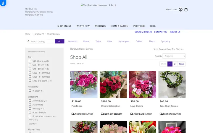 /honolulu-florist-flower-delivery — The Blue Iris
