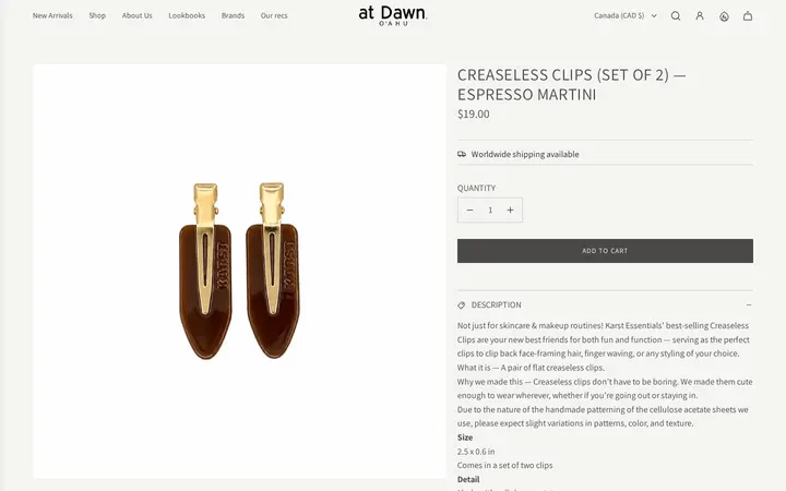 /collections/new-arrivals/products/creaseless-clips-set-of-2-espresso-martini — at Dawn. O'AHU