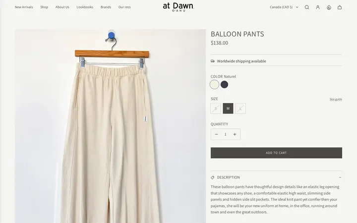 /collections/new-arrivals/products/balloon-pants — at Dawn. O'AHU