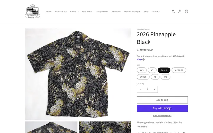 /products/2026-pineapple-black — Kona Bay Hawaii