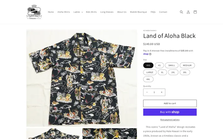 /products/land-of-aloha-black — Kona Bay Hawaii