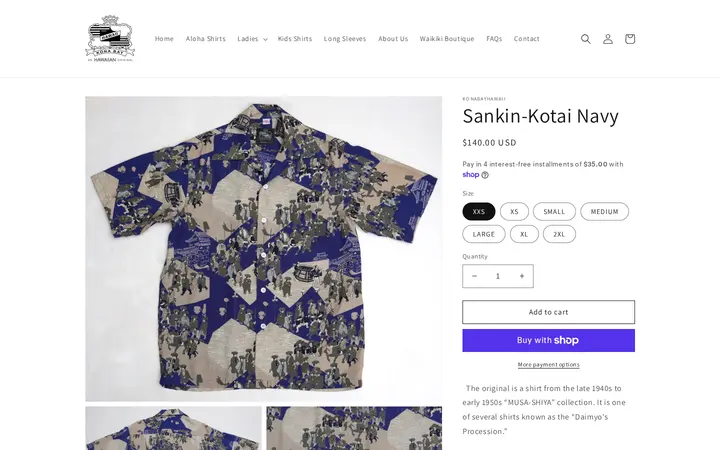 /products/sankin-kotai-navy — Kona Bay Hawaii