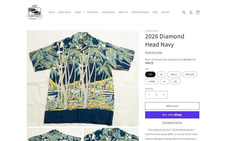 /products/2026-diamond-head-navy — Kona Bay Hawaii