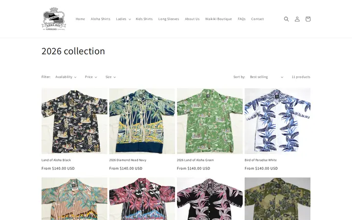 /collections/2026-collection — Kona Bay Hawaii