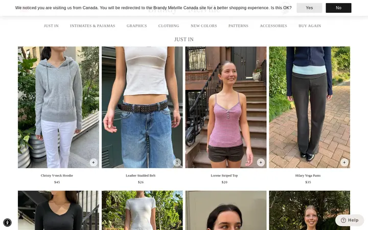 /collections/just-in — Brandy Melville