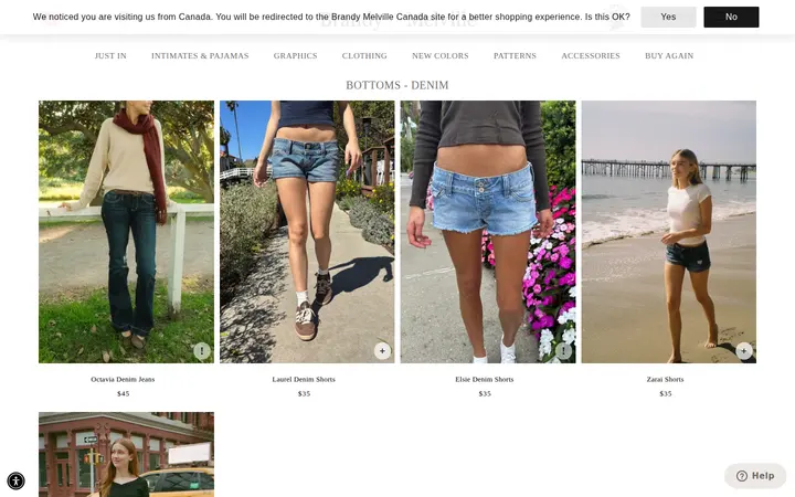 /collections/clothing-jeans — Brandy Melville