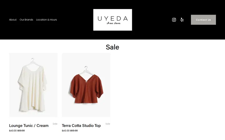 /shop/sale — Uyeda Shoe Store