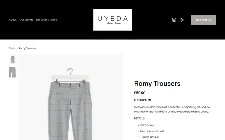 /shop/p/romy-trousers-rghfl — Uyeda Shoe Store