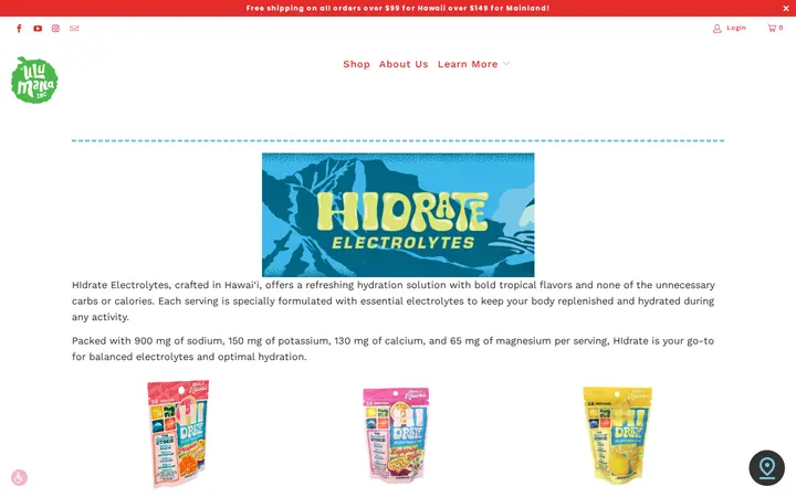 /collections/hidrate-electrolytes — 'Ulu Mana- 'Ulu Chip Factory