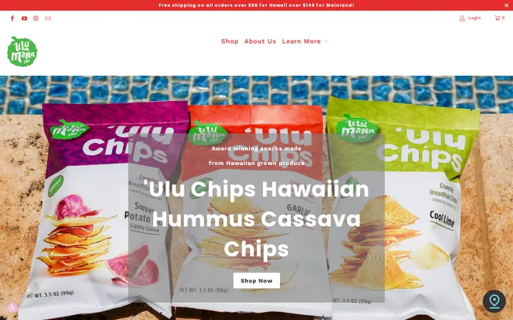Website of 'Ulu Mana- 'Ulu Chip Factory