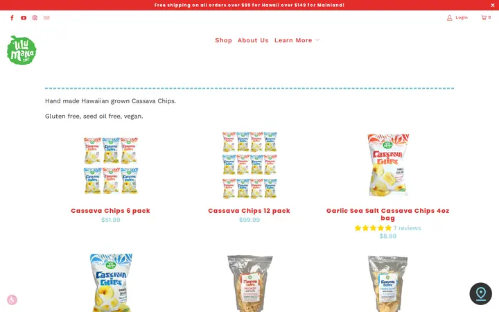 /collections/cassava-chips — 'Ulu Mana- 'Ulu Chip Factory